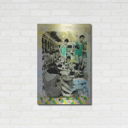 Luxe Metal Art 'One Piece' by DB Waterman, Metal Wall Art,24x36