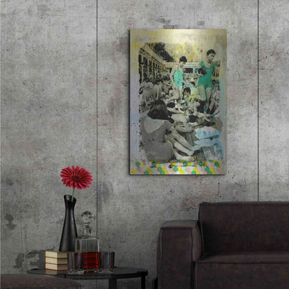 Luxe Metal Art 'One Piece' by DB Waterman, Metal Wall Art,24x36