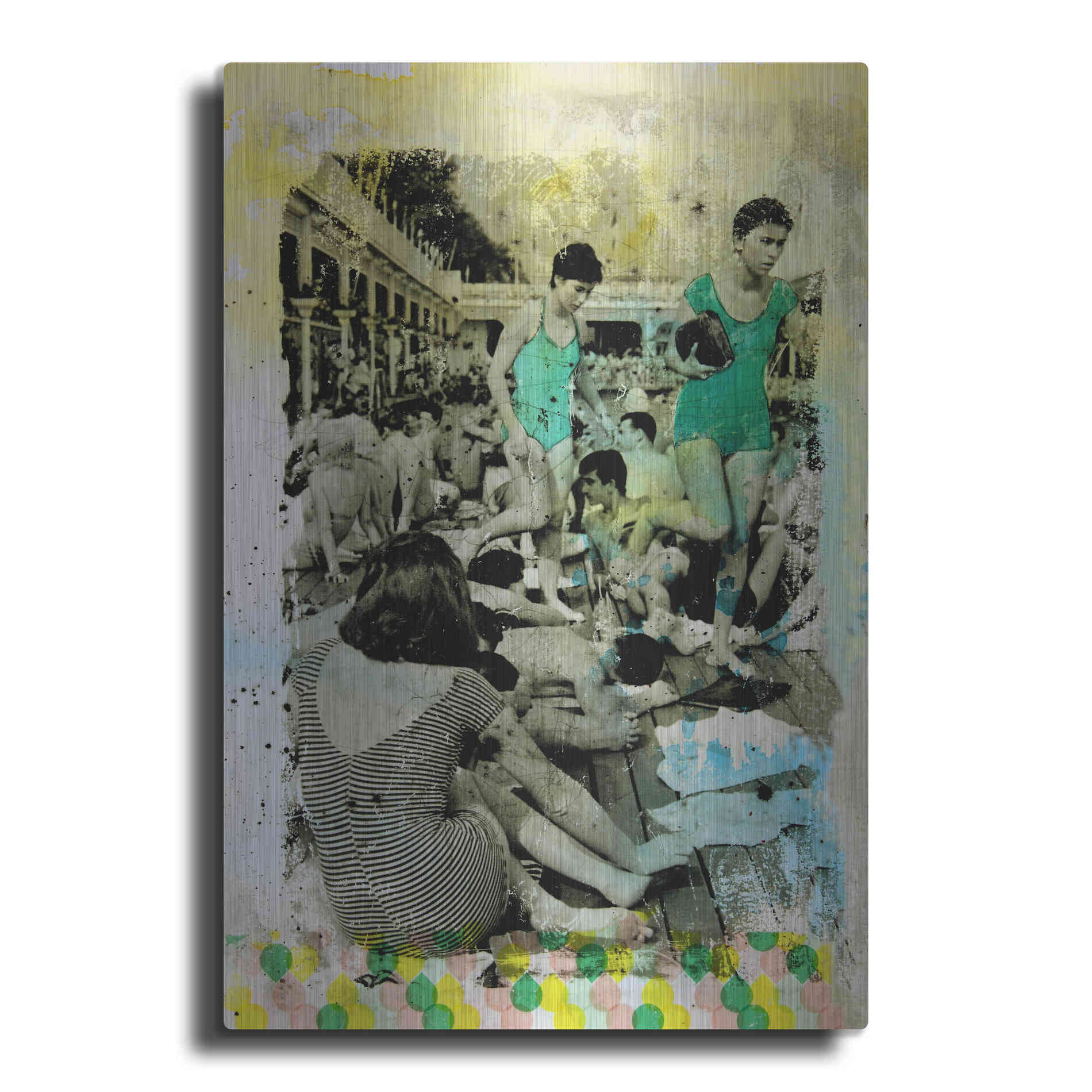 Luxe Metal Art 'One Piece' by DB Waterman, Metal Wall Art