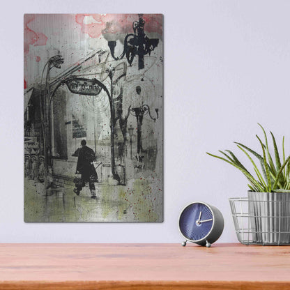 Luxe Metal Art 'Rush Hour' by DB Waterman, Metal Wall Art,12x16