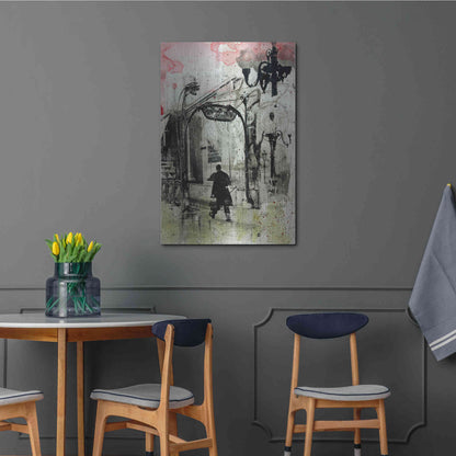 Luxe Metal Art 'Rush Hour' by DB Waterman, Metal Wall Art,24x36