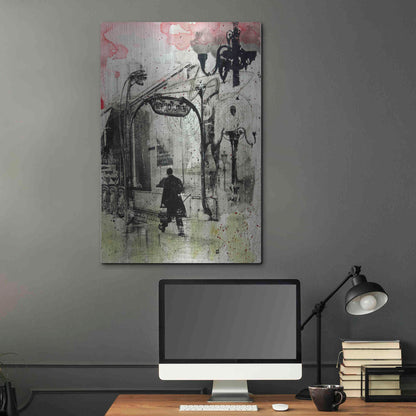 Luxe Metal Art 'Rush Hour' by DB Waterman, Metal Wall Art,24x36