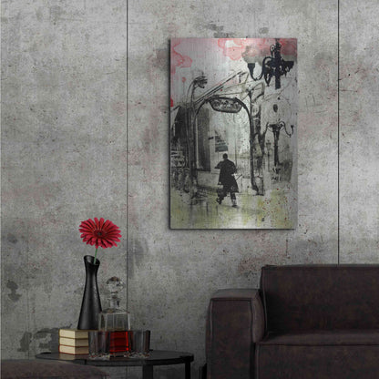 Luxe Metal Art 'Rush Hour' by DB Waterman, Metal Wall Art,24x36