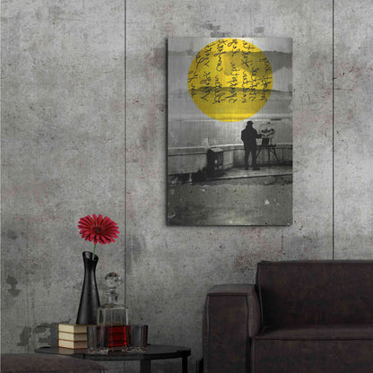 Luxe Metal Art 'Street With A View' by DB Waterman, Metal Wall Art,24x36