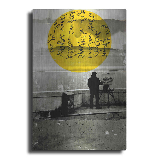 Luxe Metal Art 'Street With A View' by DB Waterman, Metal Wall Art