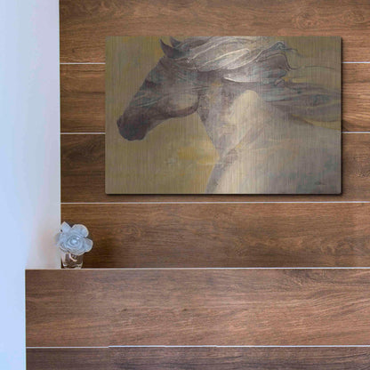Luxe Metal Art 'Into the Wind' by Albena Hristova, Metal Wall Art,16x12