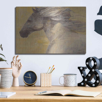 Luxe Metal Art 'Into the Wind' by Albena Hristova, Metal Wall Art,16x12