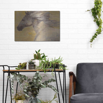 Luxe Metal Art 'Into the Wind' by Albena Hristova, Metal Wall Art,16x12