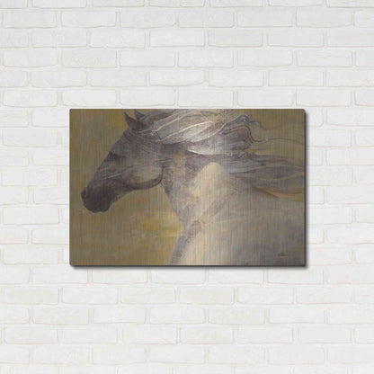 Luxe Metal Art 'Into the Wind' by Albena Hristova, Metal Wall Art,36x24