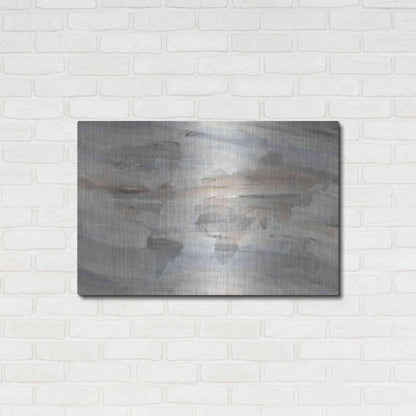 Luxe Metal Art 'Misty World' by Albena Hristova, Metal Wall Art,36x24