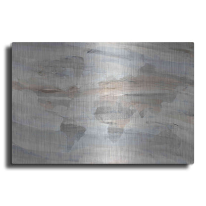 Luxe Metal Art 'Misty World' by Albena Hristova, Metal Wall Art