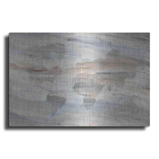 Luxe Metal Art 'Misty World' by Albena Hristova, Metal Wall Art