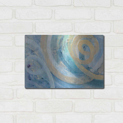 Luxe Metal Art 'On the Roller Coaster' by Albena Hristova, Metal Wall Art,16x12