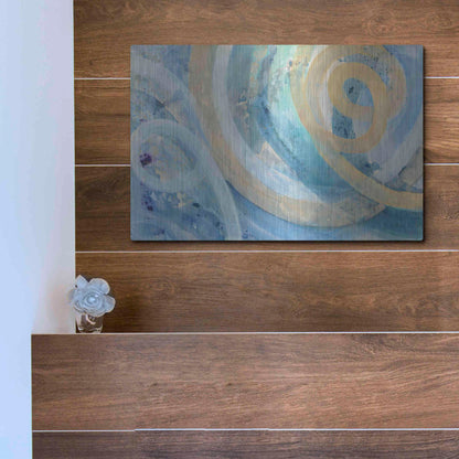 Luxe Metal Art 'On the Roller Coaster' by Albena Hristova, Metal Wall Art,16x12