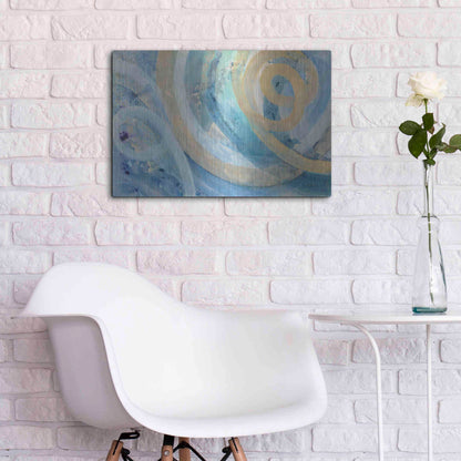 Luxe Metal Art 'On the Roller Coaster' by Albena Hristova, Metal Wall Art,24x16