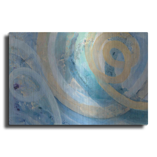 Luxe Metal Art 'On the Roller Coaster' by Albena Hristova, Metal Wall Art