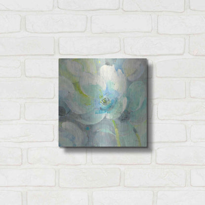 Luxe Metal Art 'Sunny Bloom' by Albena Hristova, Metal Wall Art,12x12