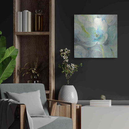 Luxe Metal Art 'Sunny Bloom' by Albena Hristova, Metal Wall Art,24x24