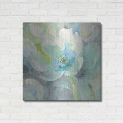 Luxe Metal Art 'Sunny Bloom' by Albena Hristova, Metal Wall Art,36x36