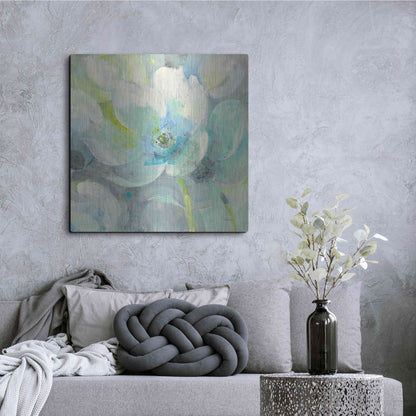 Luxe Metal Art 'Sunny Bloom' by Albena Hristova, Metal Wall Art,36x36