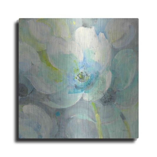 Luxe Metal Art 'Sunny Bloom' by Albena Hristova, Metal Wall Art