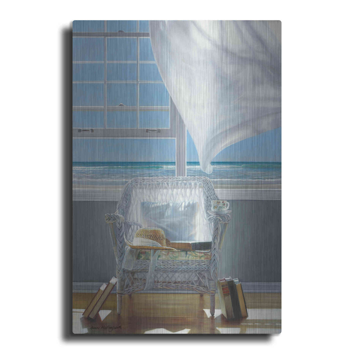 Luxe Metal Art 'Sundrenched' by Karen Hollingsworth