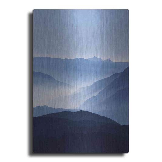 Luxe Metal Art 'Blue Mountains' by Lexie Greer