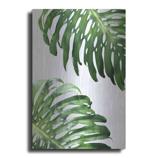 Luxe Metal Art 'Double Philodendron (color)' by Lexie Greer