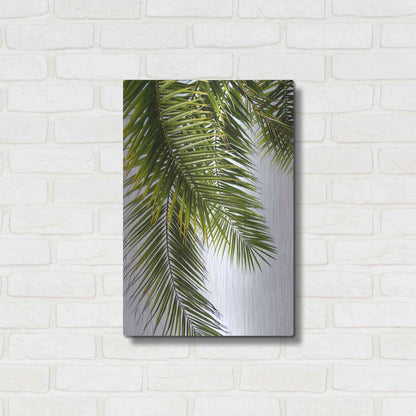 Luxe Metal Art 'Palm Leaves' by Lexie Greer,16x24