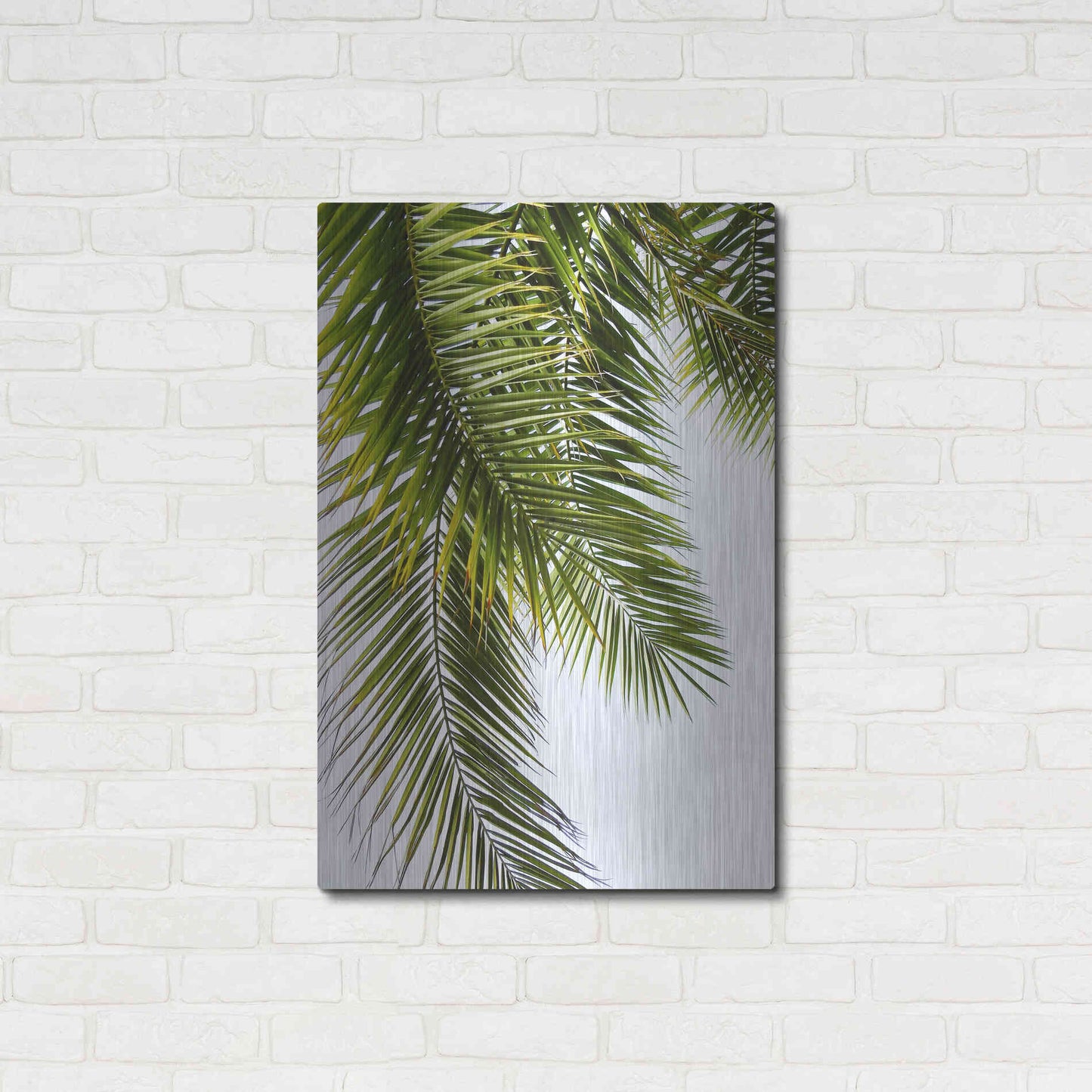 Luxe Metal Art 'Palm Leaves' by Lexie Greer,24x36