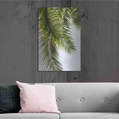 Luxe Metal Art 'Palm Leaves' by Lexie Greer,24x36