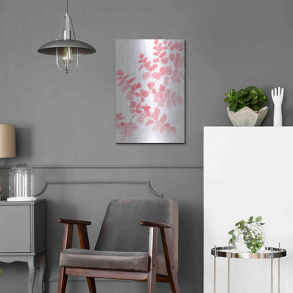 Luxe Metal Art 'Pink Maidenhair' by Lexie Greer,16x24