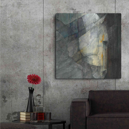 Luxe Metal Art 'Quiet' by Albena Hristova, Metal Wall Art,36x36