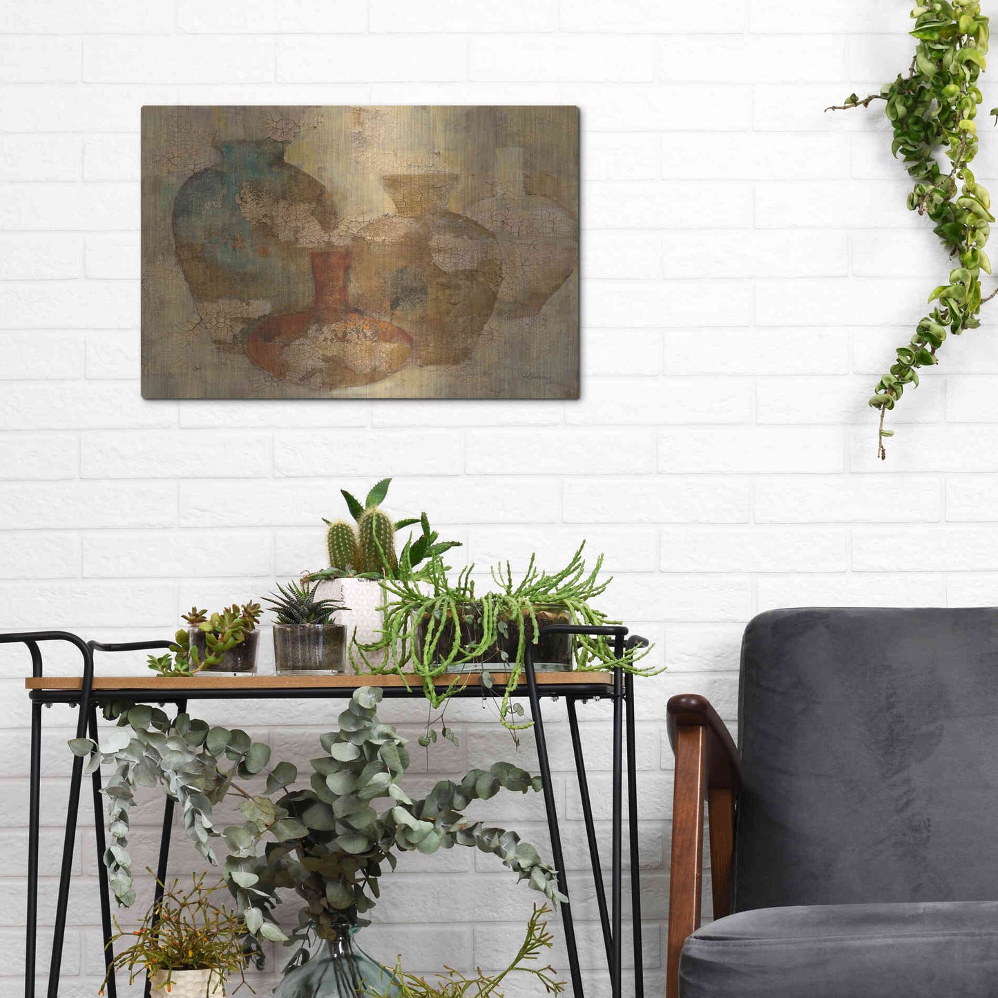 Luxe Metal Art 'Still Life Quartet' by Albena Hristova, Metal Wall Art,16x12