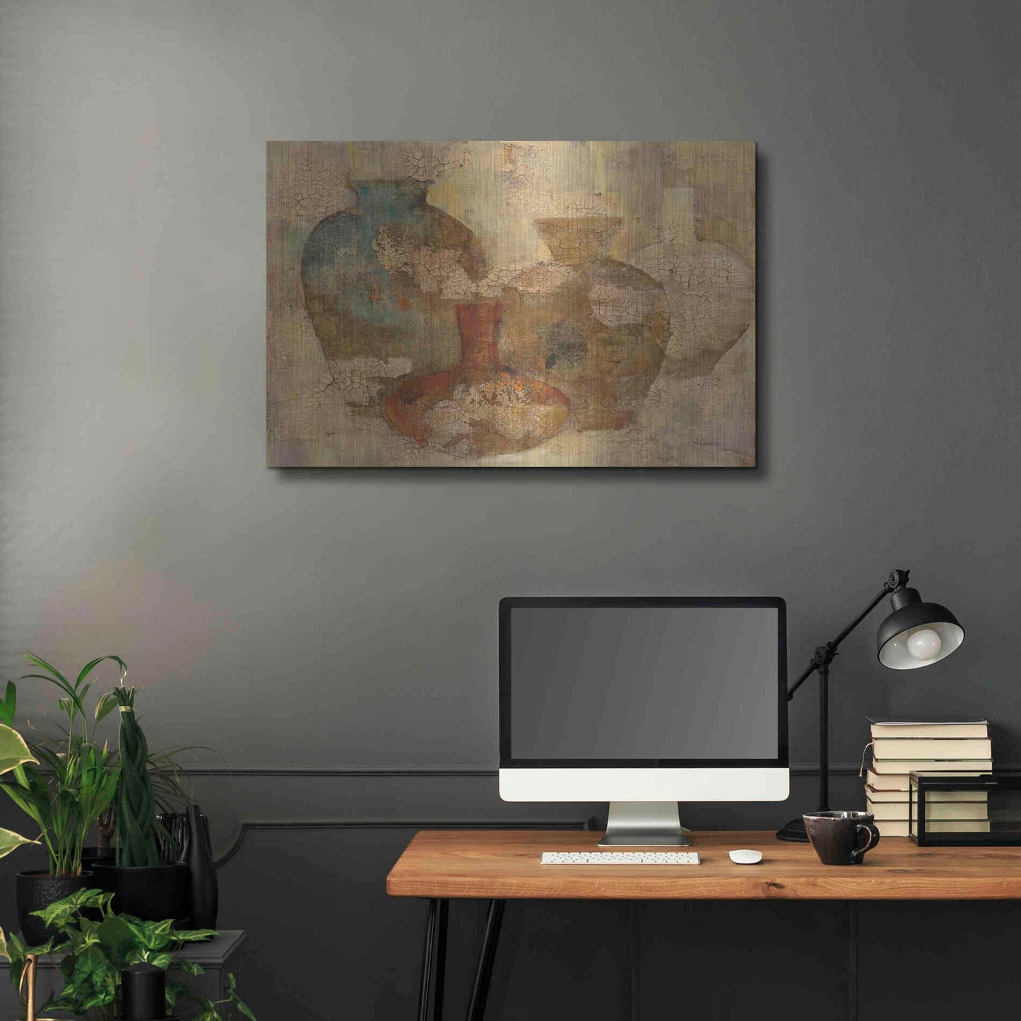 Luxe Metal Art 'Still Life Quartet' by Albena Hristova, Metal Wall Art,36x24