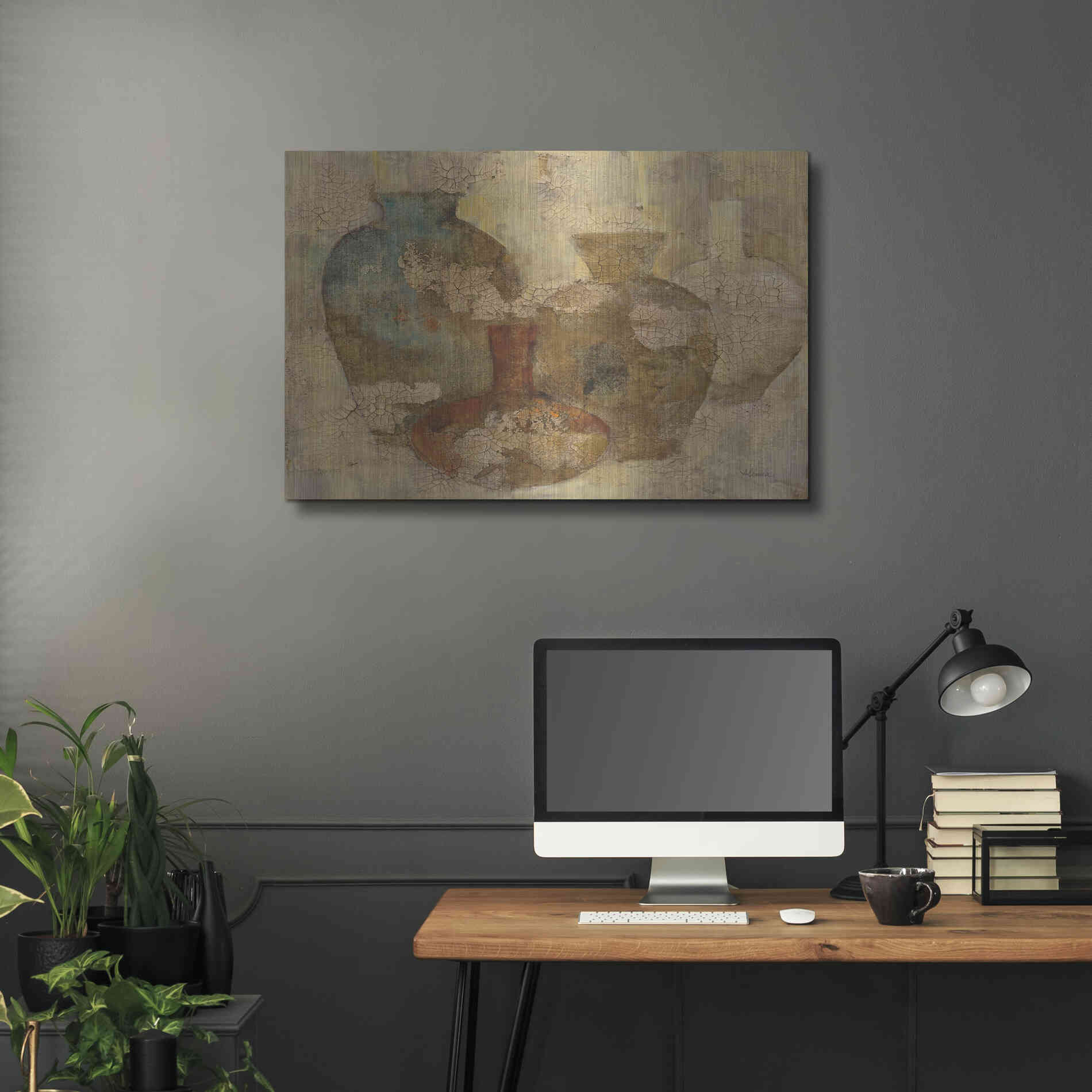 Luxe Metal Art 'Still Life Quartet' by Albena Hristova, Metal Wall Art,36x24