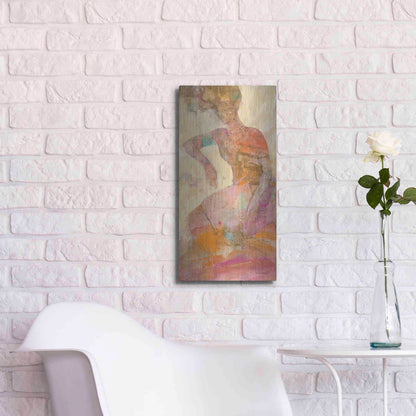 Luxe Metal Art 'Reflection II' by Albena Hristova, Metal Wall Art,12x24