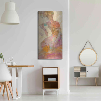 Luxe Metal Art 'Reflection II' by Albena Hristova, Metal Wall Art,24x48