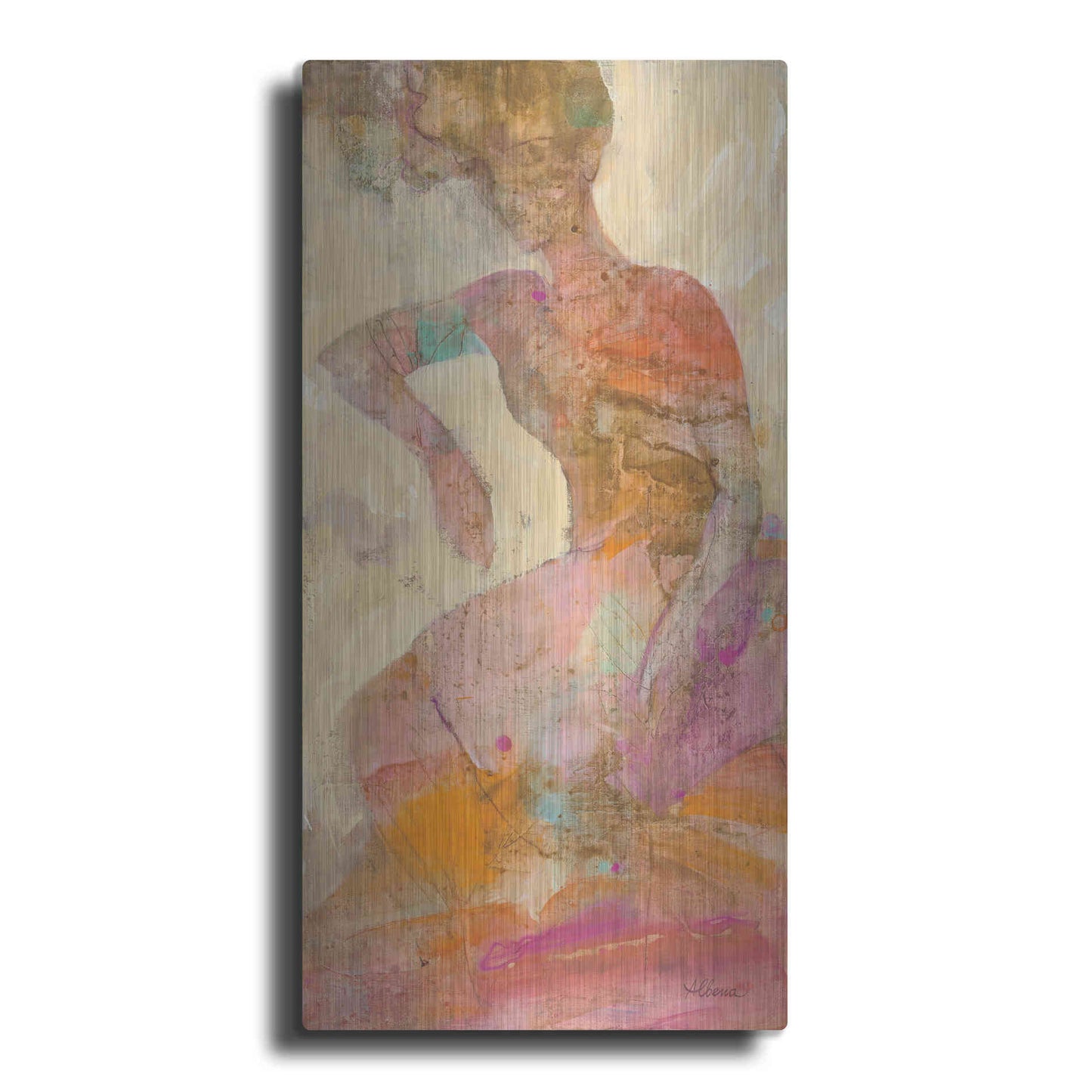 Luxe Metal Art 'Reflection II' by Albena Hristova, Metal Wall Art