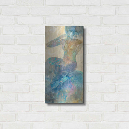 Luxe Metal Art 'Reflection I' by Albena Hristova, Metal Wall Art,12x24