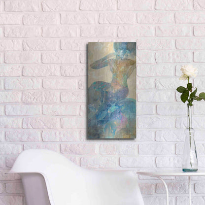 Luxe Metal Art 'Reflection I' by Albena Hristova, Metal Wall Art,12x24