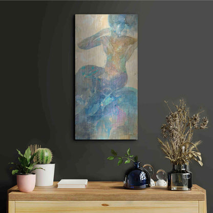 Luxe Metal Art 'Reflection I' by Albena Hristova, Metal Wall Art,12x24