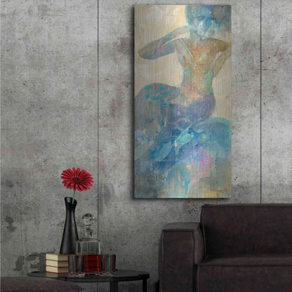 Luxe Metal Art 'Reflection I' by Albena Hristova, Metal Wall Art,24x48