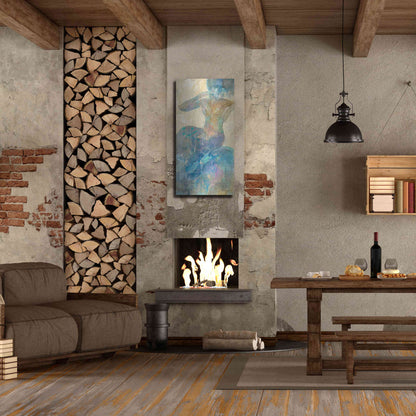 Luxe Metal Art 'Reflection I' by Albena Hristova, Metal Wall Art,24x48