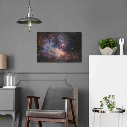 Luxe Metal Art 'Celestial Fireworks' Hubble Space Telescope, Metal Wall Art,24x16