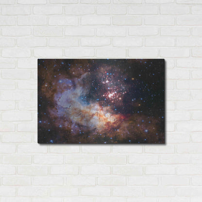 Luxe Metal Art 'Celestial Fireworks' Hubble Space Telescope, Metal Wall Art,36x24