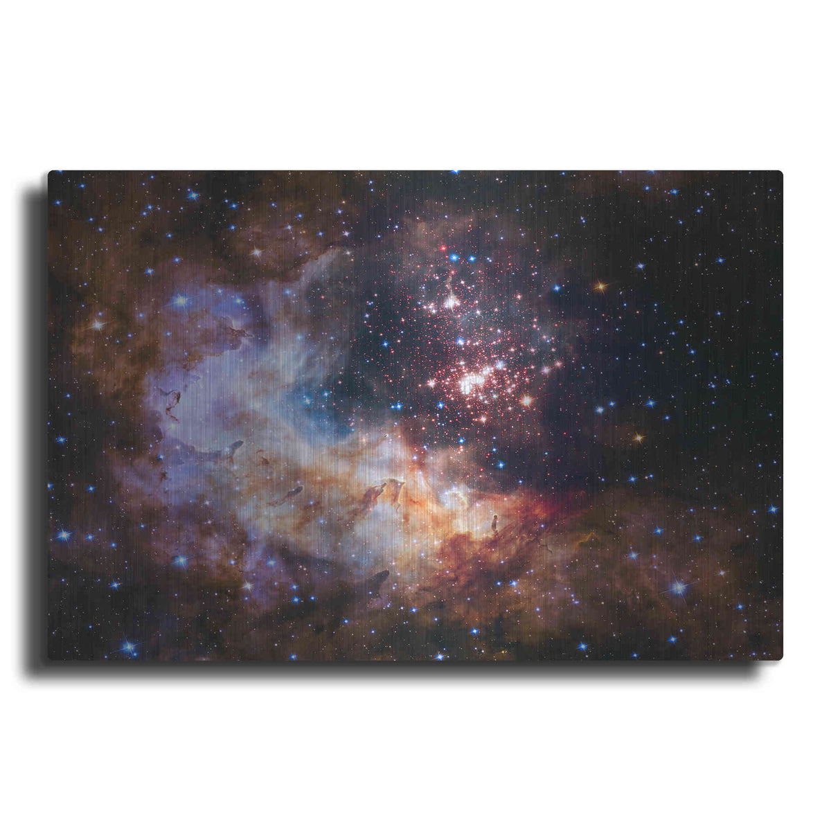 Luxe Metal Art 'Celestial Fireworks' Hubble Space Telescope, Metal Wall Art