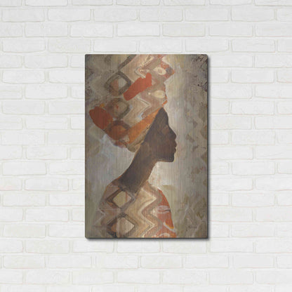 Luxe Metal Art 'African Beauty I' by Albena Hristova, Metal Wall Art,24x36