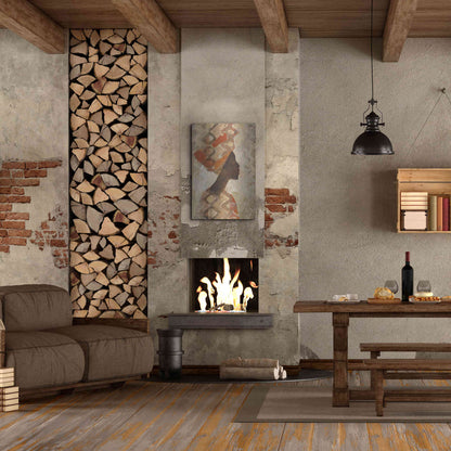 Luxe Metal Art 'African Beauty I' by Albena Hristova, Metal Wall Art,24x36