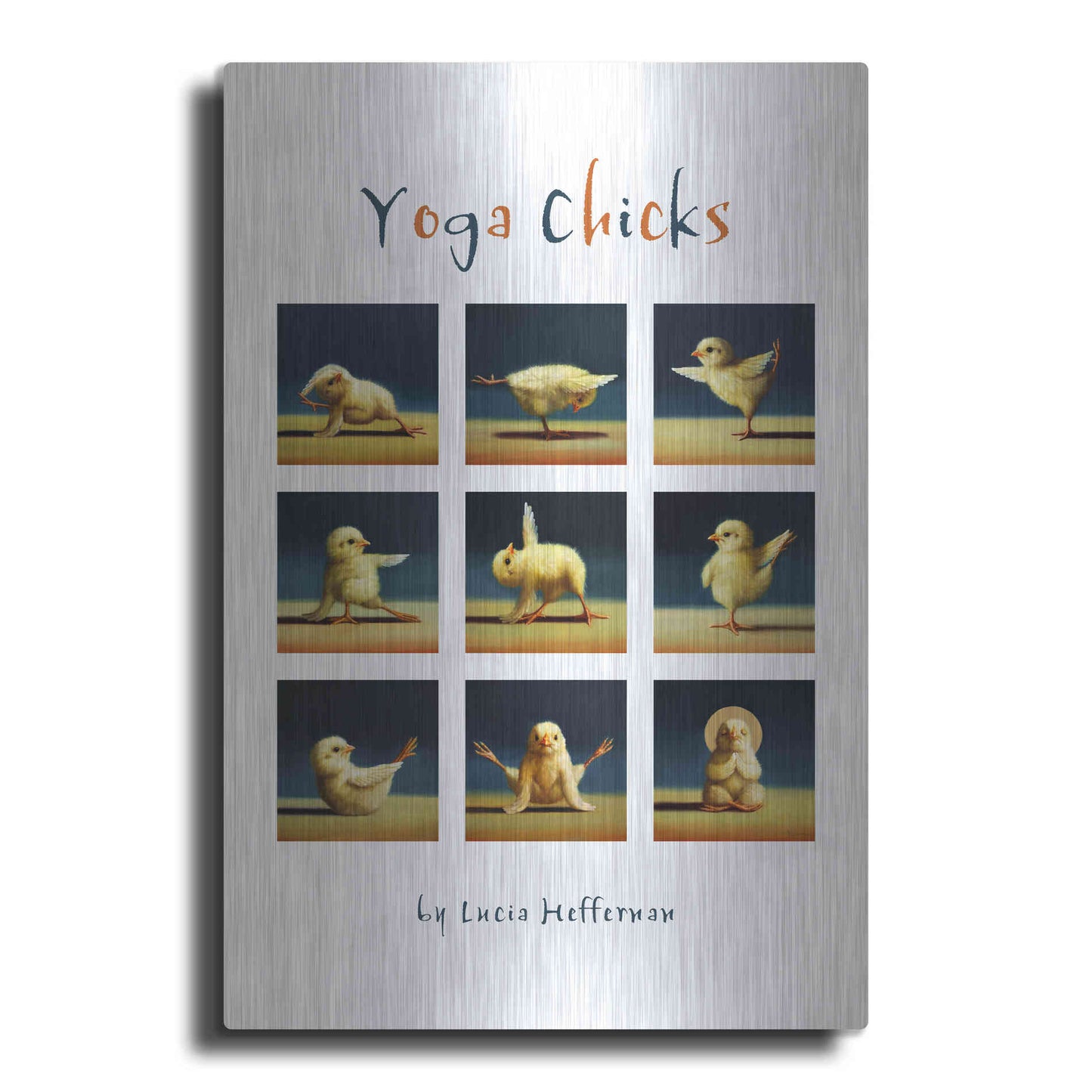 Luxe Metal Art 'Yoga Chicks Collage' by Lucia Heffernan